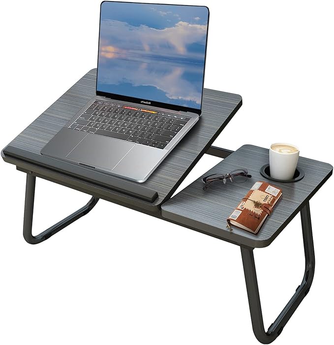 Foldable Laptop Desk With Cupholder