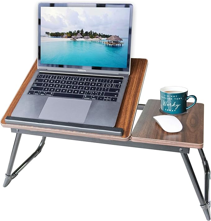 Foldable Laptop Desk With Cupholder