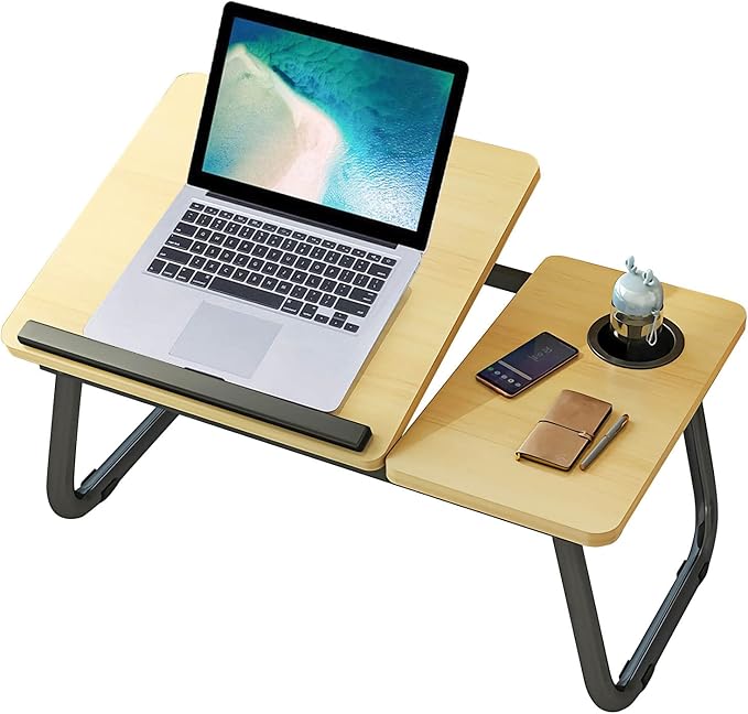 Foldable Laptop Desk With Cupholder